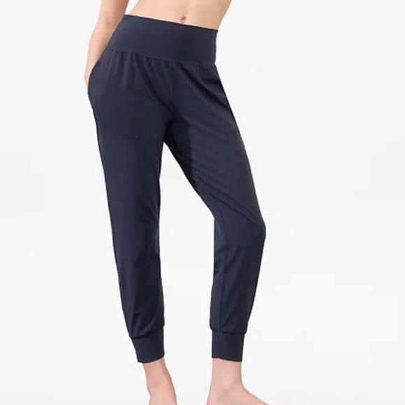 Athleta Light Blue Joggers - Picture 1 of 6